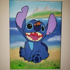 Handpainted cute alien